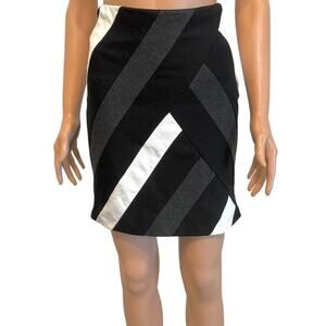 White House Black Market 4 striped career skirt SK 2961
